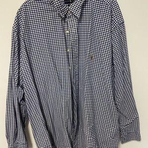 Used Ralph Lauren Blue Checkered Men's Shirt